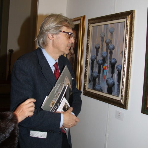 Vittorio Sgarbi alla Biennale